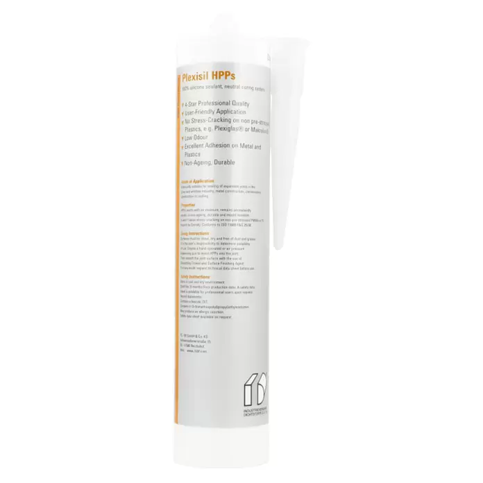 Kartuschenkleber Plexisil - Transparent, 310 ml