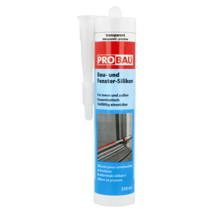 Probau Fenster-Silikon - Transparent, 310 ml