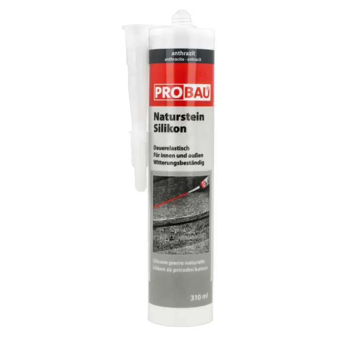 Probau Naturstein-Silikon - Anthrazit, 310 ml