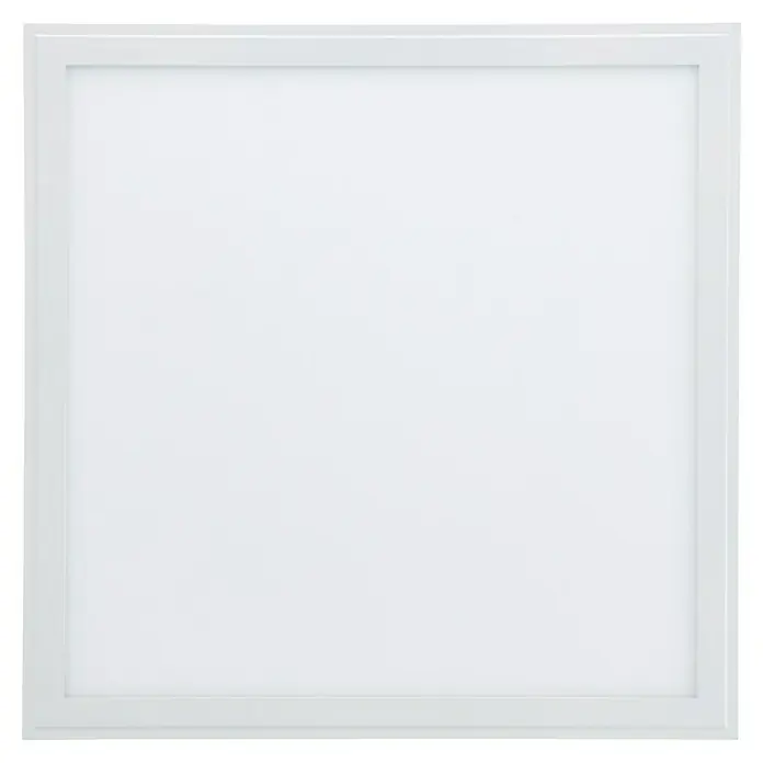Brilliant LED-Panel Allie - L x B x H: 39,6 x 39,6 x 5,3 cm, 24 W, Weiß - Helle quadratische LED-Panel-Leuchte mit schlankem, weißem Rahmen, ideal für moderne Büros und Wohnräume.