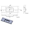 Lavabo Zeppelin mate (An x L: 120,5 x 45,5 cm, Resina, Blanco)