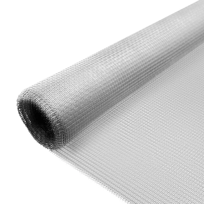 Schellenberg Insect Stop Mosquitera Reflection - An x Al: 150 x 130 cm, Montaje de la mosquitera: Pinzas - Primer plano de un rollo de pantalla de fibra de vidrio, ideal para evitar insectos y mejorar la circulación del aire.