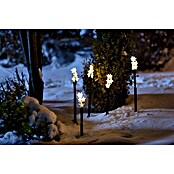 LED-Gartenstecker Sterne (Batteriebetrieben, Warmweiß, Höhe: 45 cm, Kunststoff) | BAUHAUS