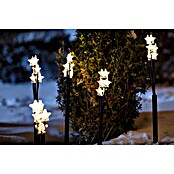 LED-Gartenstecker Sterne (Batteriebetrieben, Warmweiß, Höhe: 45 cm, Kunststoff) | BAUHAUS