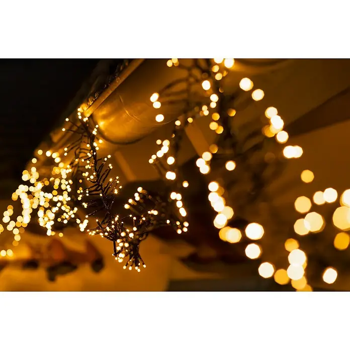 Tween Light Cadena de luces LED - Para exterior, Largo: 19,8 m, 2.000 ud., Funcionamiento en red, Color de luz: Blanco cálido - Guirnaldas decorativas con luz blanca cálida que crean un ambiente acogedor. Perfectas para ocasiones festivas y noches con ambiente.