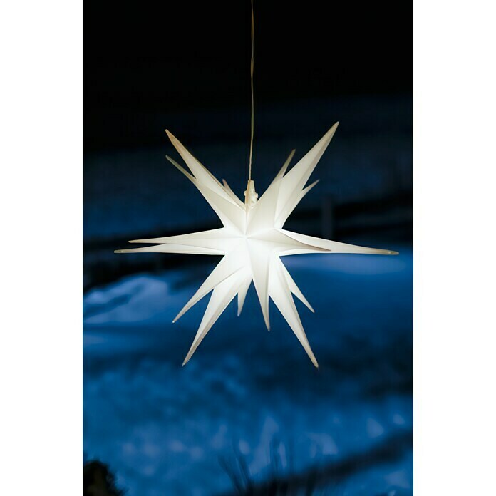 Tween Light LED-Stern 3D hängend (1-flammig, Weiß, Durchmesser: 100 cm, Kunststoff, IP44)