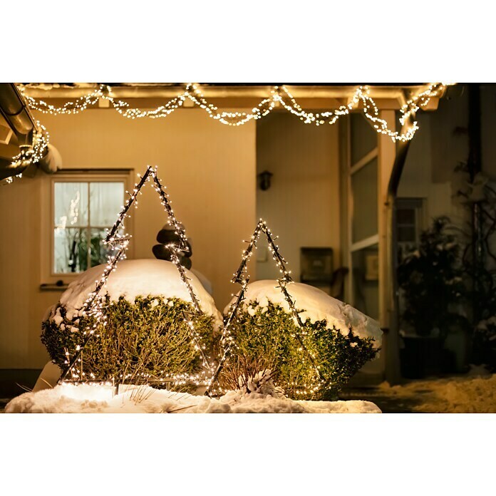 LED-Weihnachtsleuchte Gartenstecker Tanne (Eisen, Anzahl LED: 225 Stk., Tanne, Höhe: 100 cm)