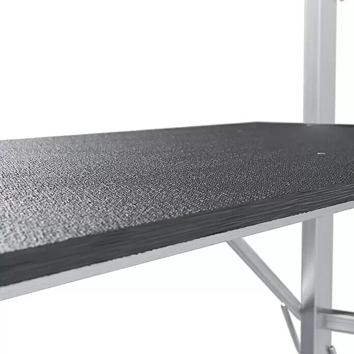 Krause Corda LeitergerüstArbeitshöhe: 2,95 m - 3,75 m, Bühnengröße: 1,47 x 0,5 m, Belastbarkeit: 150 kg/m², 12 Stk.