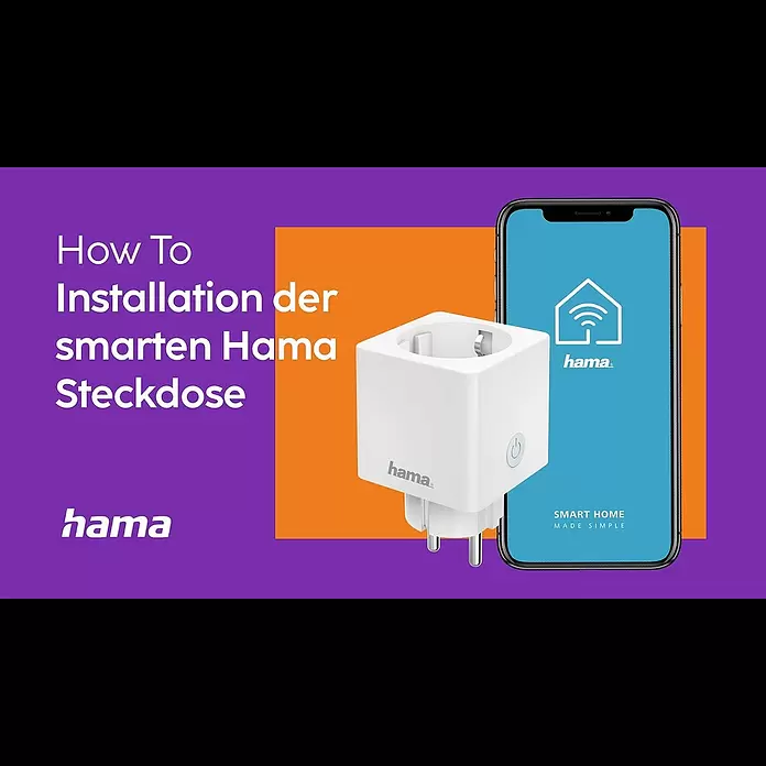 Hama Smart-Steckdosenleiste - Innen, 4-fach, Weiß, 2.300 W, 4 x USB - Hama Smart Home Steckdosen & elektronische Gerte einrichten per App mit Alexa & Google Assistant