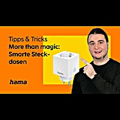 Hama Smart-Steckdose Mini mit Stromverbrauchsmesser (IP20, Weiß, 3.680 W) | BAUHAUS