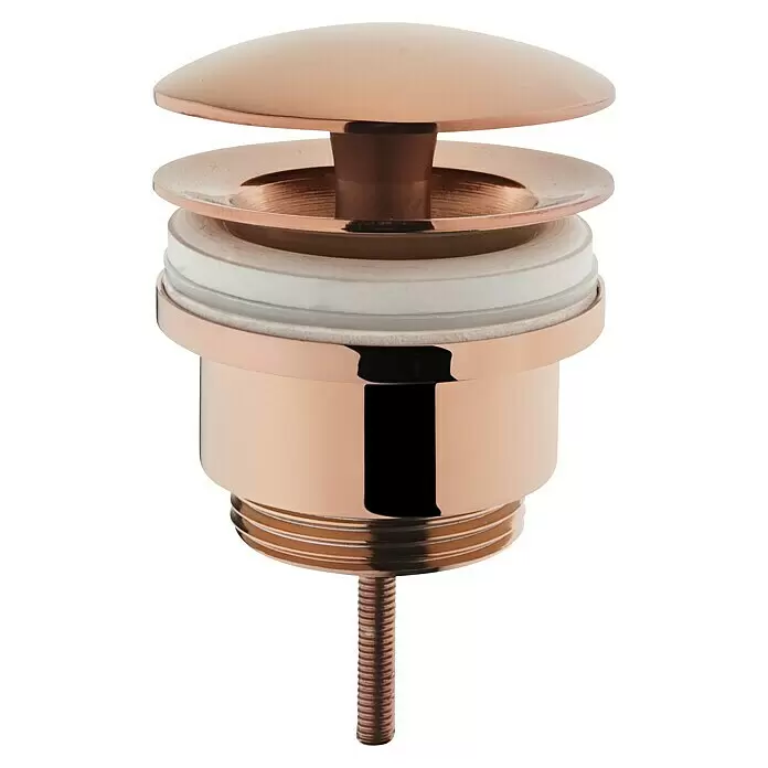 VitrA Schaftventil - 1 ¼″, Kupfer - Vorderansicht