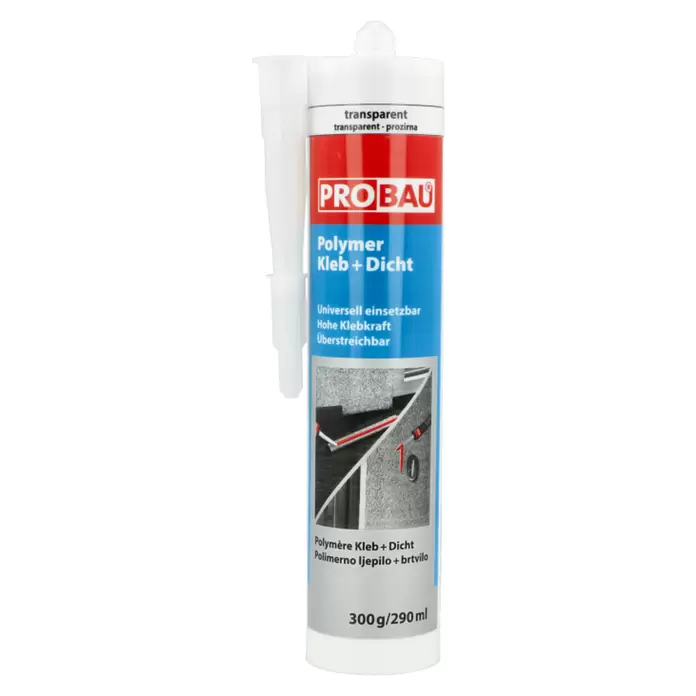 Probau Kleb- & Dichtmasse - Transparent, 290 ml
