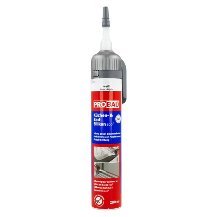 Probau eco Sanitär-Silikon - Weiß, 200 ml