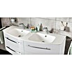 Lanzet Classico Doppelwaschtisch (138,6 x 53,3 cm, Weiß) | BAUHAUS