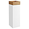 Camargue Nature Midischrank (30 x 31,8 x 92 cm, Weiß/Eiche, DIN Anschlag: Rechts) | BAUHAUS