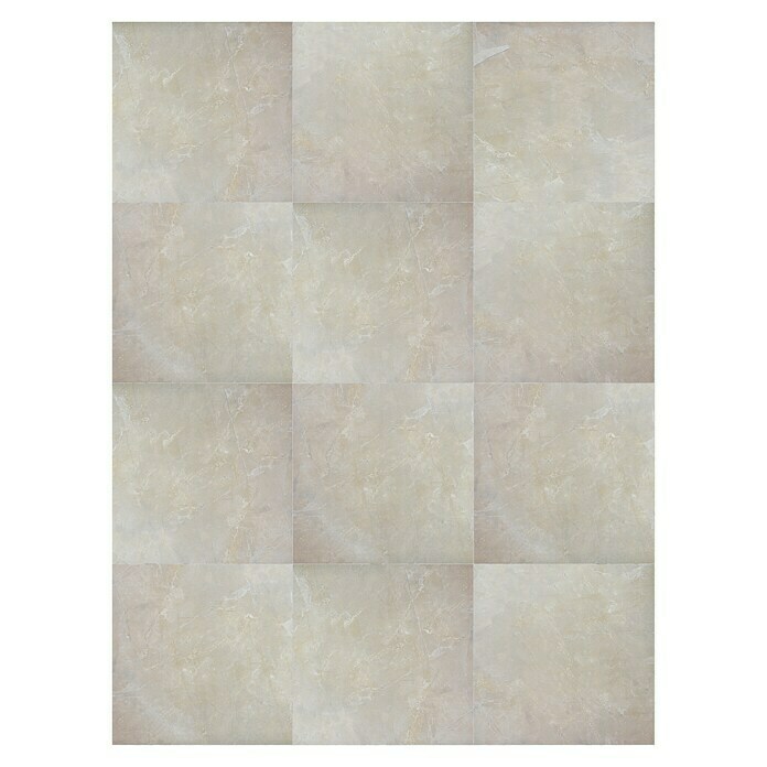 Feinsteinzeugfliese Premium Marble (60 x 60 cm, Beige/Braun, Poliert)