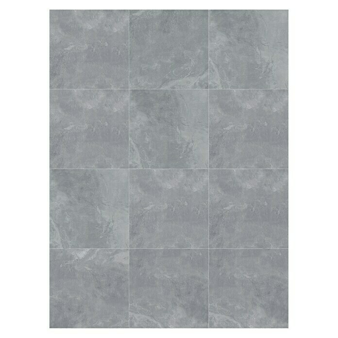 Feinsteinzeugfliese Geo Grey (60 x 60 cm, Grau, Schimmernd) | BAUHAUS