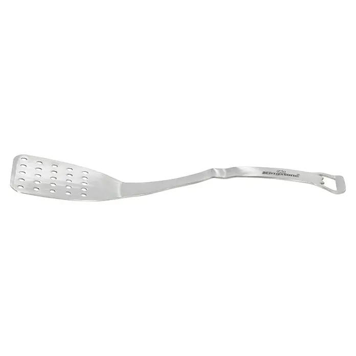 Kingstone Grillbesteck - 2 -tlg., Edelstahl - Kingston Grillwender aus Edelstahl mit perforiertem Kopf für einfaches Wenden und Abtropfen. Der Griff ist ergonomisch geformt für Komfort.