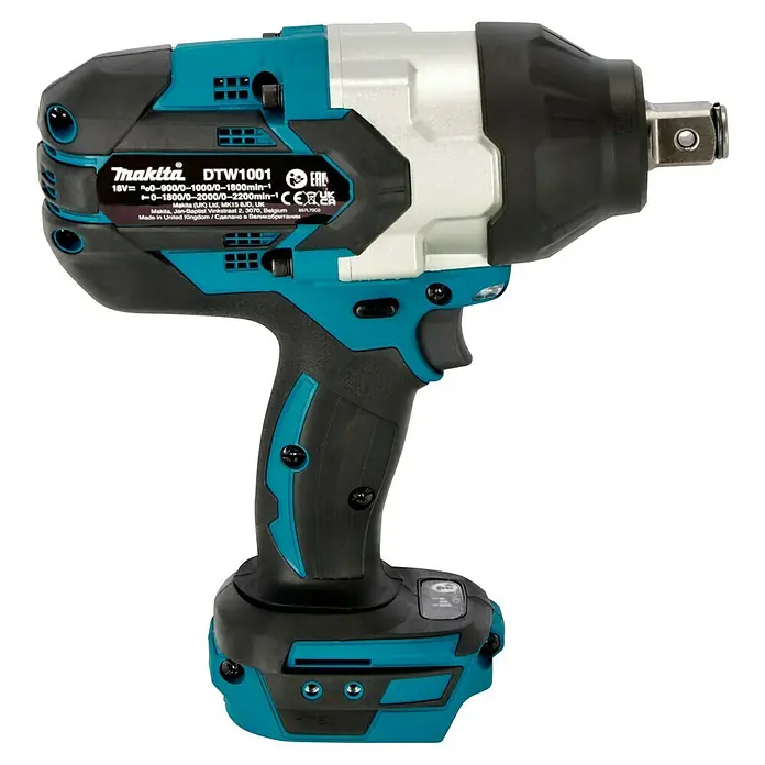 Makita LXT 18V Akku-Schlagschrauber DTW1001Z - 18 V, Ohne Akku, 1.700 Nm - Bild einer Akku-Schlagschrauber Makita DTW1001, ein hochwertiges Werkzeug für anspruchsvolle Schraubarbeiten.