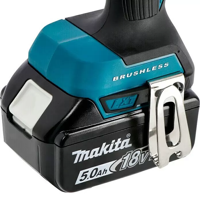 Makita LXT 18V Akku-Schlagbohrschrauber DHP484RTJ + Artikelnr. 33855482 hinzufügen* - 18 V, 2 Akkus, 54 Nm, Max. Schlagzahl: 30.000 /min - Detailaufnahme