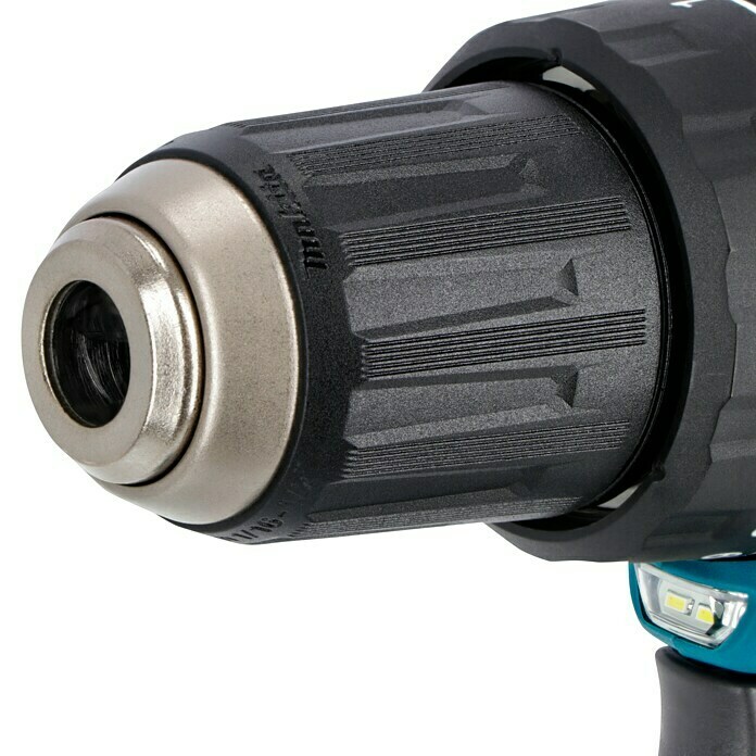 Makita Taladro atornillador percutor de batería (18 V, 2 baterías, 5 Ah, Número de revoluciones de marcha en vacío: 0 r.p.m. - 2.000 r.p.m.)