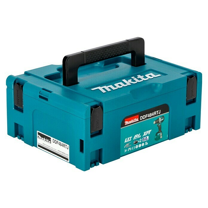 Makita Taladro atornillador de batería (18 V, 2 baterías, 5 Ah, 2.000 r.p.m.)