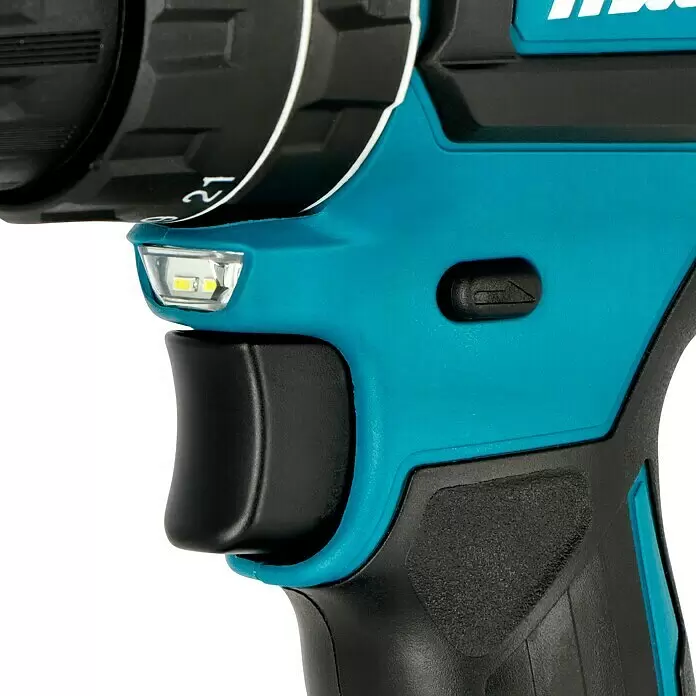 Makita LXT 18V Akku-Schlagbohrschrauber DHP485RTJ - 18 V, 2 Akkus, 5 Ah, 50 Nm - Detailaufnahme