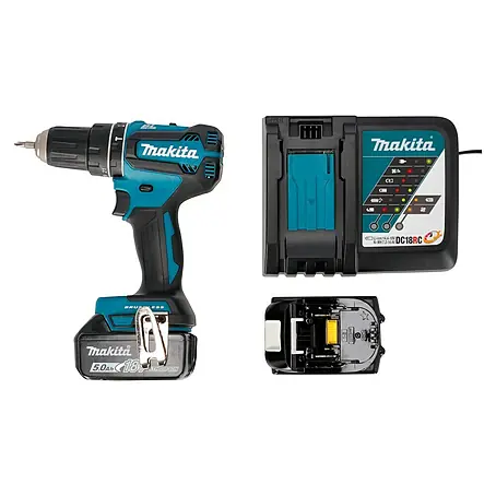 Makita LXT 18V Akku-Schlagbohrschrauber DHP485RTJ + Artikelnr. 33855482 hinzufügen*