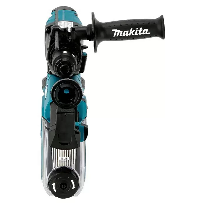 Makita LXT 18V Akku-Kombihammer DHR243RTJW + Artikelnr. 33855482 hinzufügen* - 18 V, 2 Akkus, 5 Ah, 2 J, Inkl. Staubabsaugung - Vorderansicht