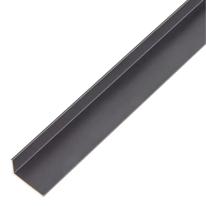 Kantoflex Winkelprofil - 2.000 x 20 x 10 mm, Stärke: 1 mm, Schwarz - Winkelprofil aus Metall. Ideal für Konstruktion und Design. Ein vielseitiges Element für diverse Projekte.