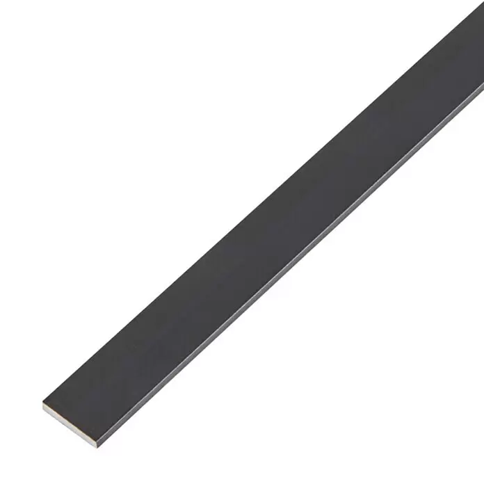 Kantoflex Flachprofil - B x L: 20 x 2.000 mm, Stärke: 2 mm, schwarz - Detailaufnahme