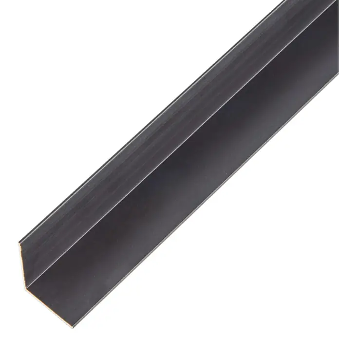 Kantoflex WinkelprofilL x B x H: 2.000 x 20 x 20 mm, Stärke: 1 mm, Aluminium, Schwarz - Winkelprofil aus robustem Material, ideal für Ecken- und Kantenschutz, sowie für dekorative Akzente im Innenausbau. Vielseitig einsetzbar.