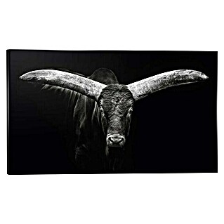 Foto op canvas (Big Horns, b x h: 118 x 70 cm)