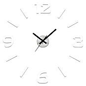 Reloj de pared redondo Pegatina (Blanco, Diámetro: 70 cm)