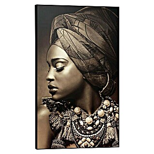 Foto op canvas (African Beaty, b x h: 70 x 118 cm)