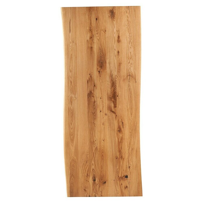Tischplatte mit Waldkante (Eiche, 250 x 100 x 4 cm) | BAUHAUS