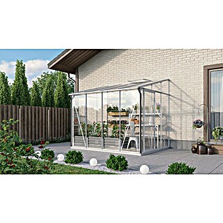 Vitavia Gewächshaus Osiris 5200 (Außenmaß inkl. Dachüberstand (B x T): 262,1 x 201 cm, 3 mm, Aluminium)