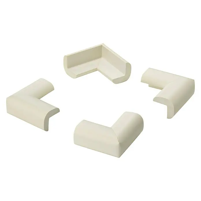 Inofix Protector para esquina 5002-2- - Blanco, 4 ud. - Estos protectores de esquinas ofrecen una excelente protección contra bordes afilados y esquinas, manteniendo a su hijo a salvo.