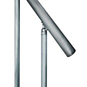 Atrium Raumspartreppe Mini Plus Linco (Farbton Metall: RAL 9006, Breite: 60 cm, Buche, Geschosshöhe: 222 cm - 300 cm) | BAUHAUS