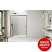 GME Mampara de ducha frontal Twenty (160 x 195 cm, Espesor de vidrio: 6 mm, Negro) | BAUHAUS