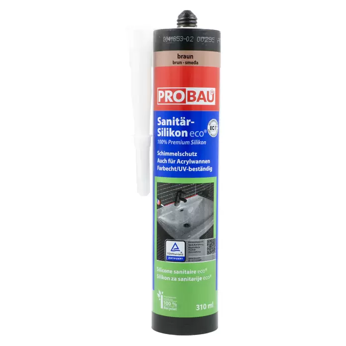Probau eco Sanitär-Silikon - Braun, 310 ml