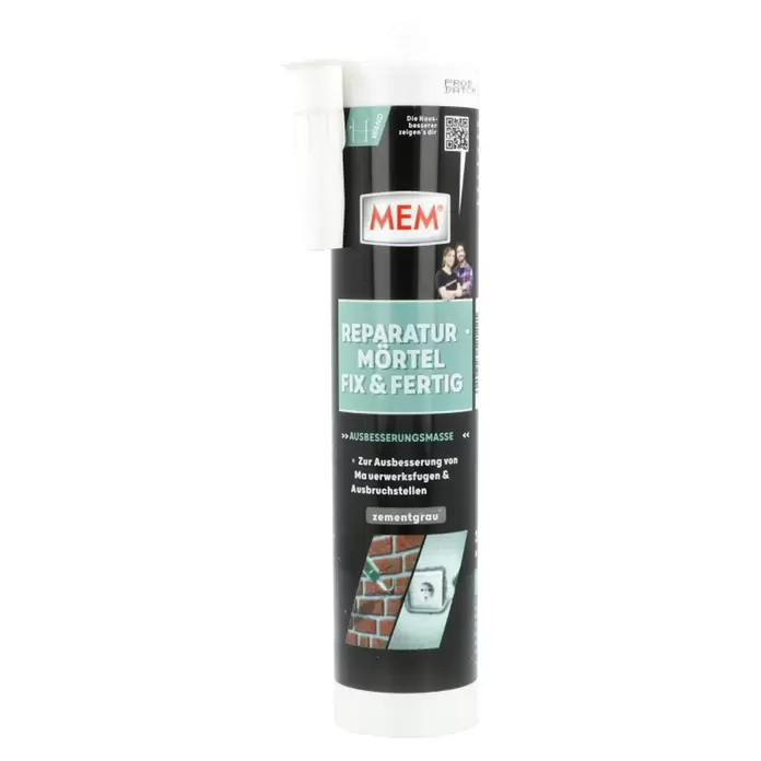 MEM Reparaturmörtel Fix&Fertig - Zementgrau, 300 ml