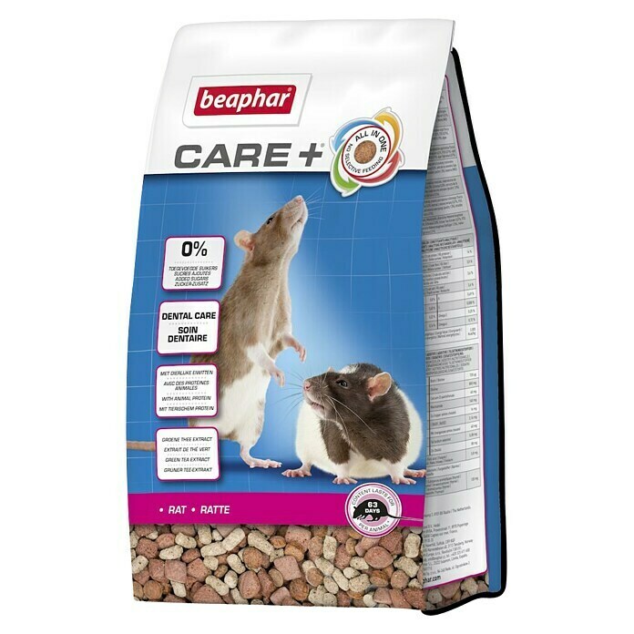 Afbeelding van Beaphar Knaagdiervoer Care+ Rat 700 g