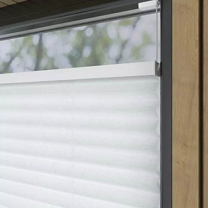 Expo Ambiente Plissee - B x H: 80 x 130 cm, Beige - Detailaufnahme