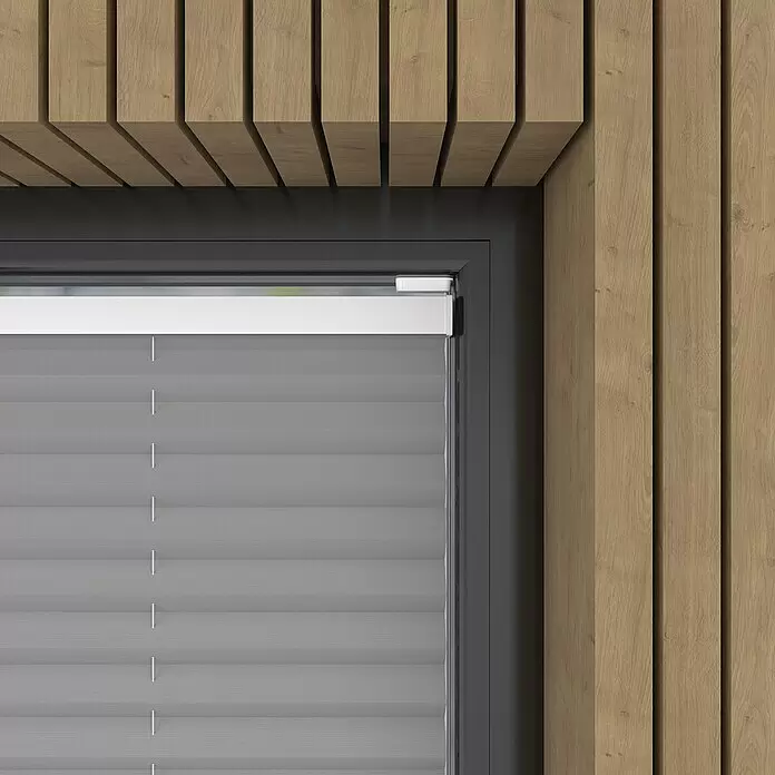 Expo Ambiente Plissee Thermo - B x H: 50 x 130 cm, Grau - Detailaufnahme