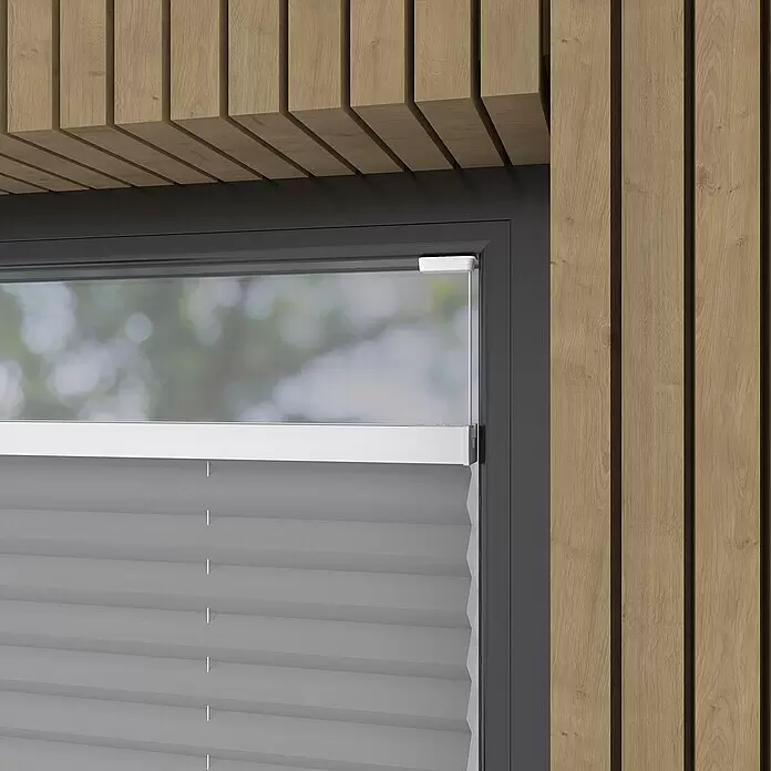 Expo Ambiente Plissee Thermo - B x H: 50 x 130 cm, Grau - Detailaufnahme