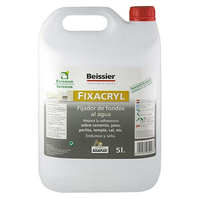 Beissier Fijador acrílico Fixacryl (Blanco, 5 l)