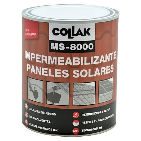 Collak  Impermeabilizante para paneles solares MS-8000