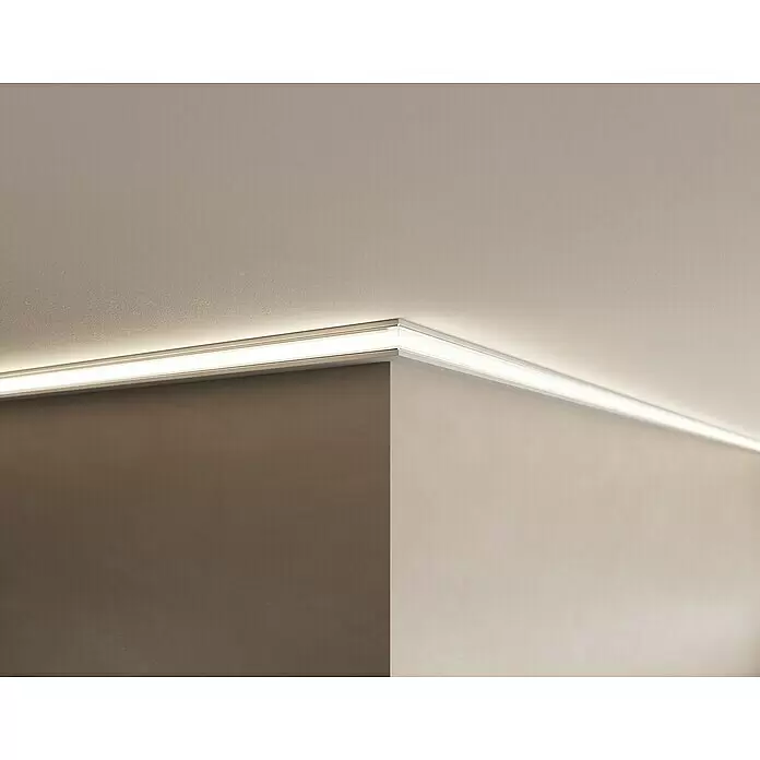 Nmc Decoflair Zierprofil CL14 - L x B x H: 2 m x 25 mm x 20 mm, Hochverdichtetes extrudiertes Polymer (HDPS) - Stimmungsaufnahme