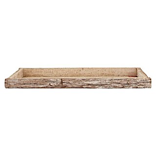 Deko-Tablett Rinde (Natur Wash, 58 x 19 cm, Holz)